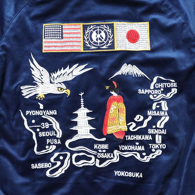 HOUSTON ヒューストン 51285 VELVETTEN SOUVENIR JACKET HOUSTON ヒューストン 51285 VELVETTEN SOUVENIR JACKET