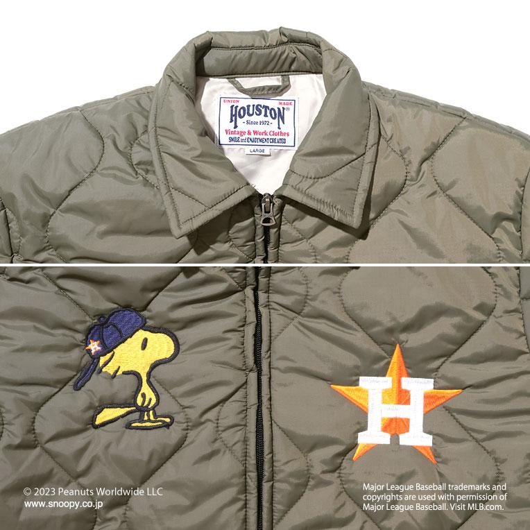 HOUSTON / ヒューストン 51344 PEANUTS × MLB QUILTING JACKET / キルティングジャケット -全3色-｜houston-1972｜13