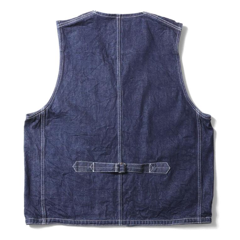 HOUSTON（ヒューストン） 51371 SELVEDGE DENIM WORK VEST / セルビッ 