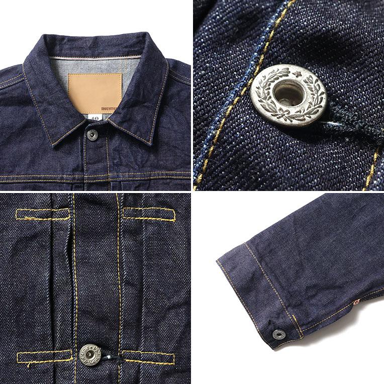 HOUSTON（ヒューストン） 51373 TYPE-1 DENIM JACKET T-BACK- / タイプ