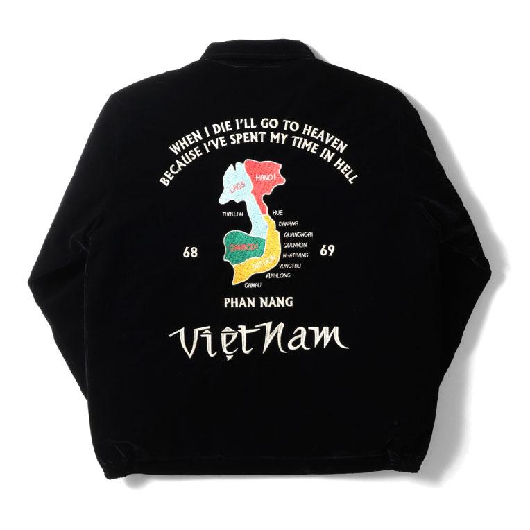 HOUSTON（ヒューストン） 51382 VELVETEN VIETNAM JACKET (MAP) / 別珍
