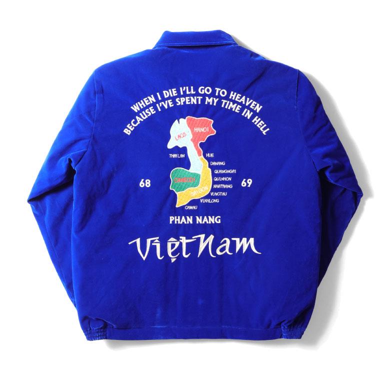 HOUSTON（ヒューストン） 51382 VELVETEN VIETNAM JACKET (MAP) / 別珍