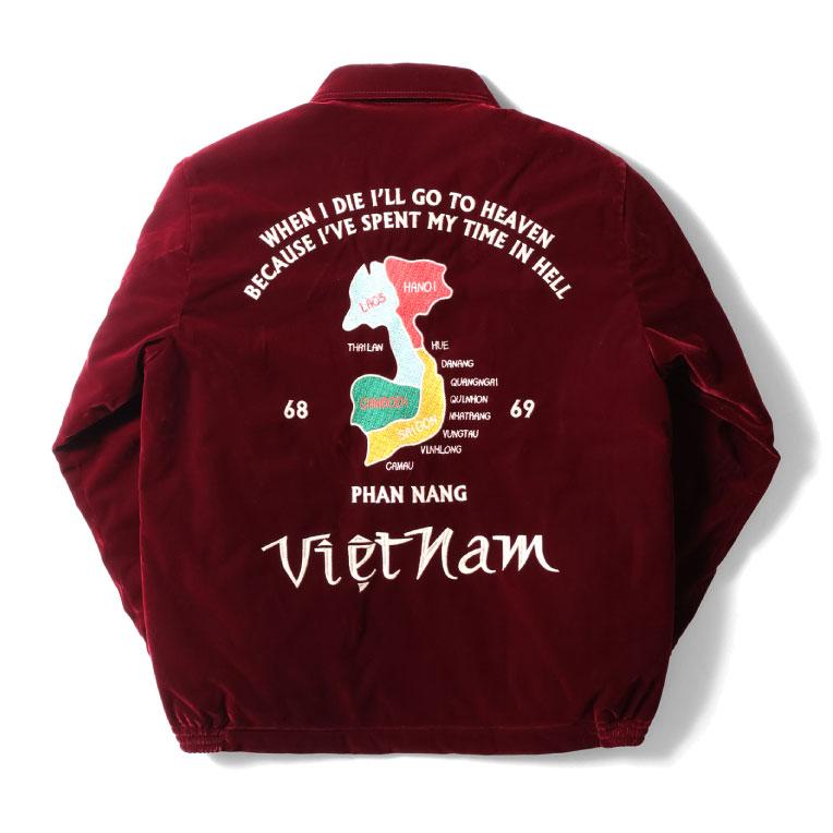HOUSTON（ヒューストン） 51382 VELVETEN VIETNAM JACKET (MAP) / 別珍
