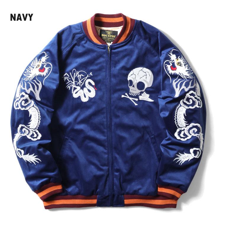 HOUSTON（ヒューストン） 51387 VELVETEEN SOUVENIR JACKET (SKULL