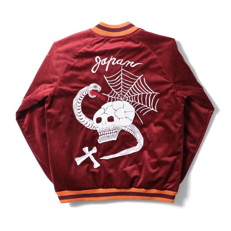 HOUSTON / ヒューストン 51387 VELVETEEN SOUVENIR JACKET (SKULL
