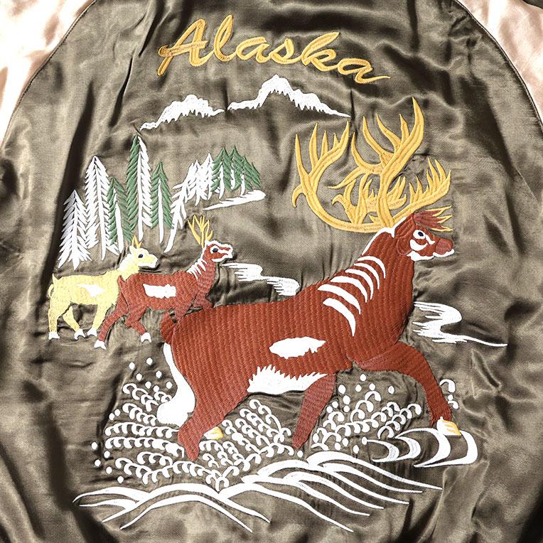 HOUSTON（ヒューストン） 51394 RAYON SOUVENIR JACKET (ALASKA