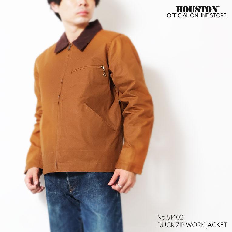 HOUSTON / ヒューストン 51402 DUCK ZIP WORK JACKET ダック