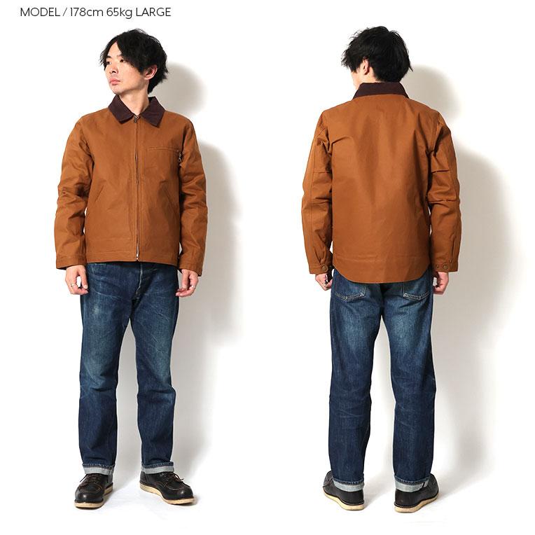 HOUSTON / ヒューストン 51402 DUCK ZIP WORK JACKET ダック