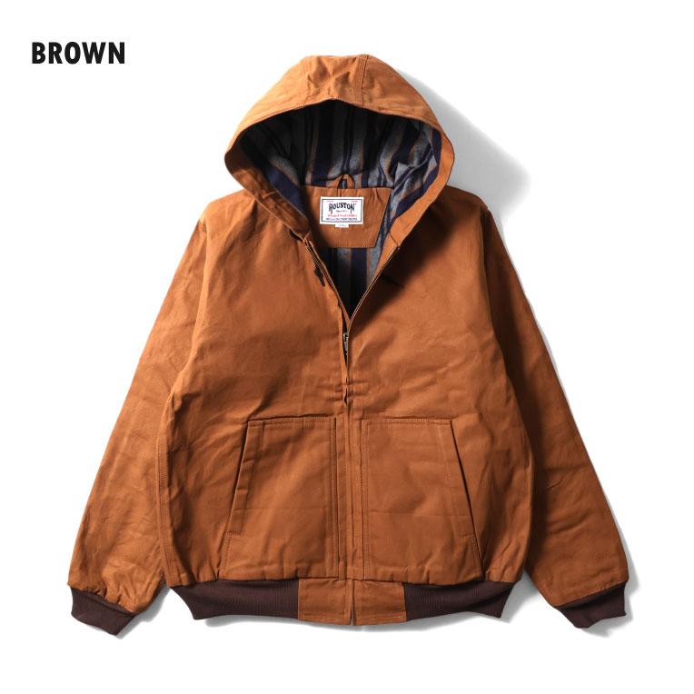 HOUSTON（ヒューストン） 51403 DUCK ZIP WORK HOODIE / ダックジップ