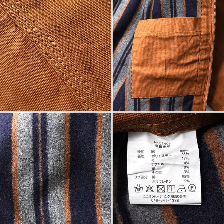 HOUSTON（ヒューストン） 51403 DUCK ZIP WORK HOODIE / ダックジップ