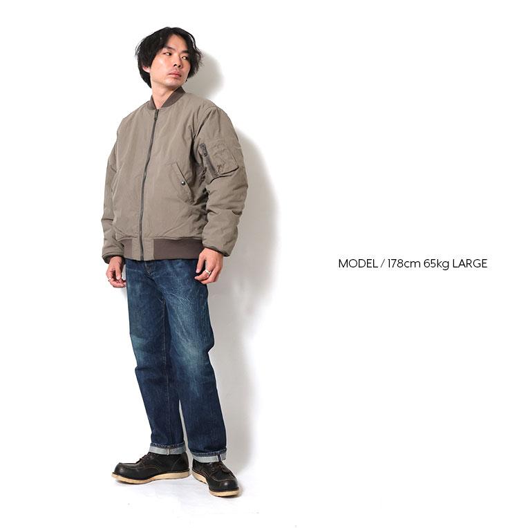 HOUSTON（ヒューストン） 51433 N/C LIGHT MA-1FLIGHT JACKET / ライト
