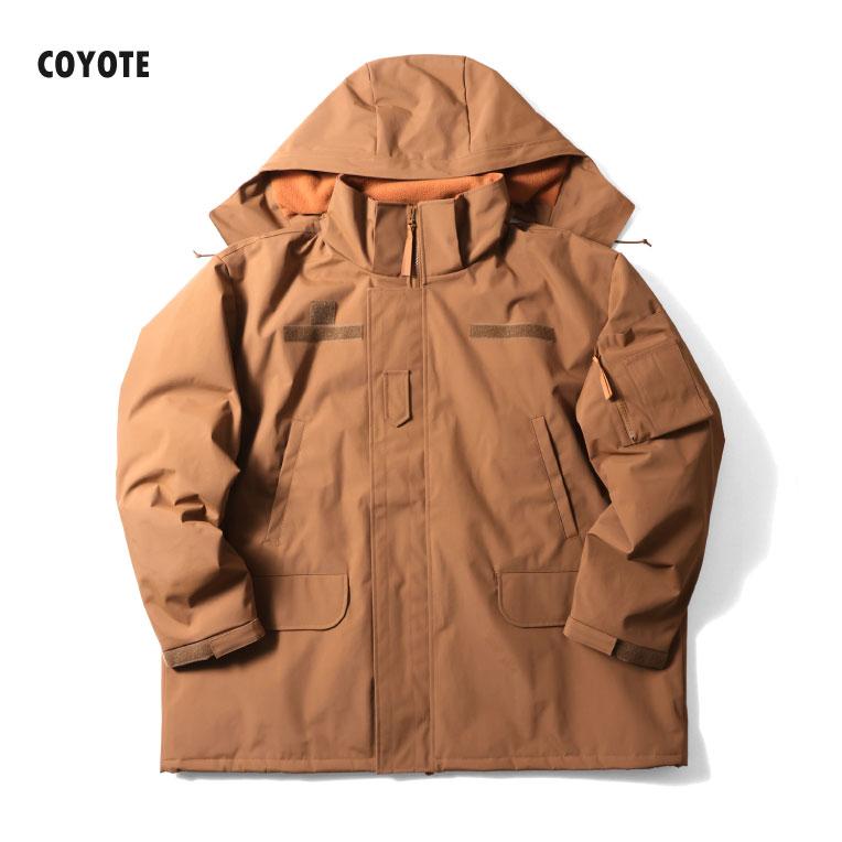 新品未使用HOUSTONヒューストン　ECWCS PARKA　ブラウン　XL クーポン対象]【HOUSTON / ヒューストン】ECWCS PARKA / エクワックス