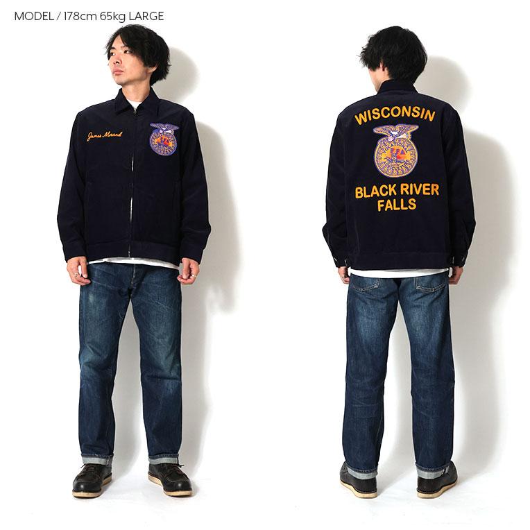 HOUSTON（ヒューストン） 51448 CORDUROY EMBROIDERY JACKET (FFA