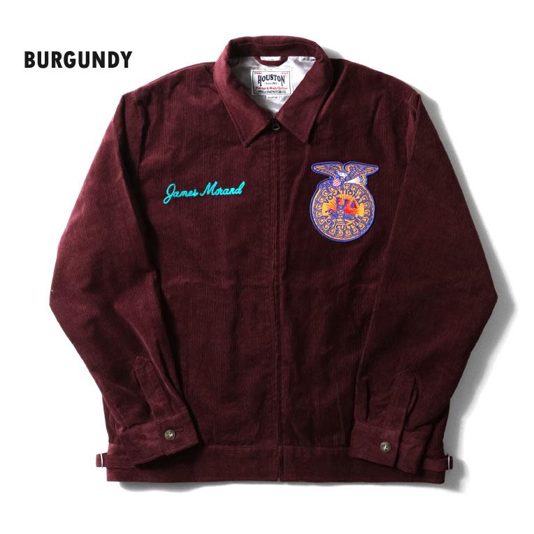 HOUSTON（ヒューストン） 51448 CORDUROY EMBROIDERY JACKET (FFA