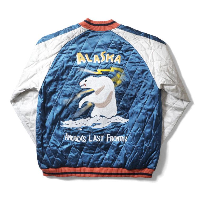 HOUSTON  / ヒューストン 51468 QUILTING RAYON SOUVENIR JACKET (ALASKA) / キルティングレーヨンスーベニアジャケット -全3色-の画像