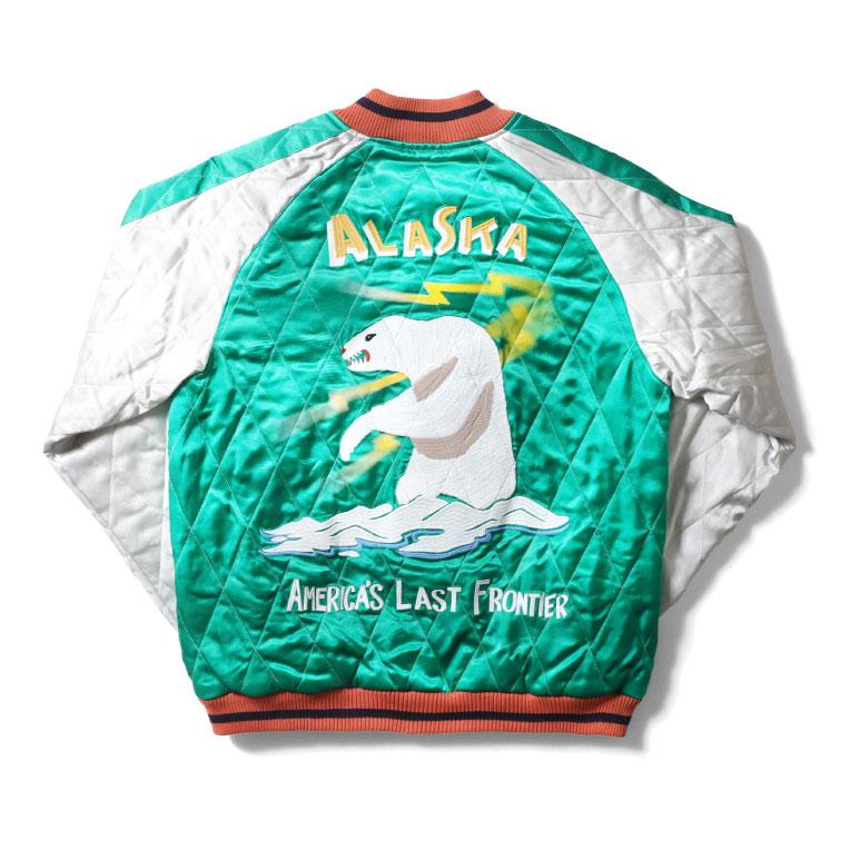 HOUSTON  / ヒューストン 51468 QUILTING RAYON SOUVENIR JACKET (ALASKA) / キルティングレーヨンスーベニアジャケット -全3色-の画像