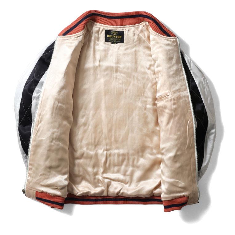 HOUSTON  / ヒューストン 51468 QUILTING RAYON SOUVENIR JACKET (ALASKA) / キルティングレーヨンスーベニアジャケット -全3色-の画像
