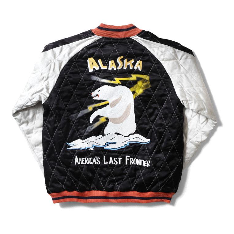 HOUSTON  / ヒューストン 51468 QUILTING RAYON SOUVENIR JACKET (ALASKA) / キルティングレーヨンスーベニアジャケット -全3色-の画像