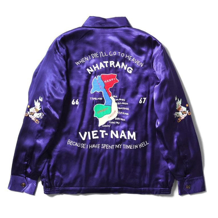 HOUSTON（ヒューストン） 51471 RAYON VIETNAM JACKET (MAP