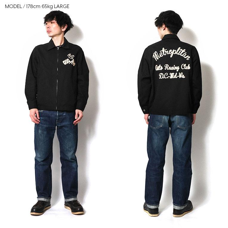 HOUSTON  / ヒューストン 51475 EMB HARRINGTON JACKET(METROPOLITAN)  / 刺繍ハリントンジャケット -全3色- | HOUSTON | 14
