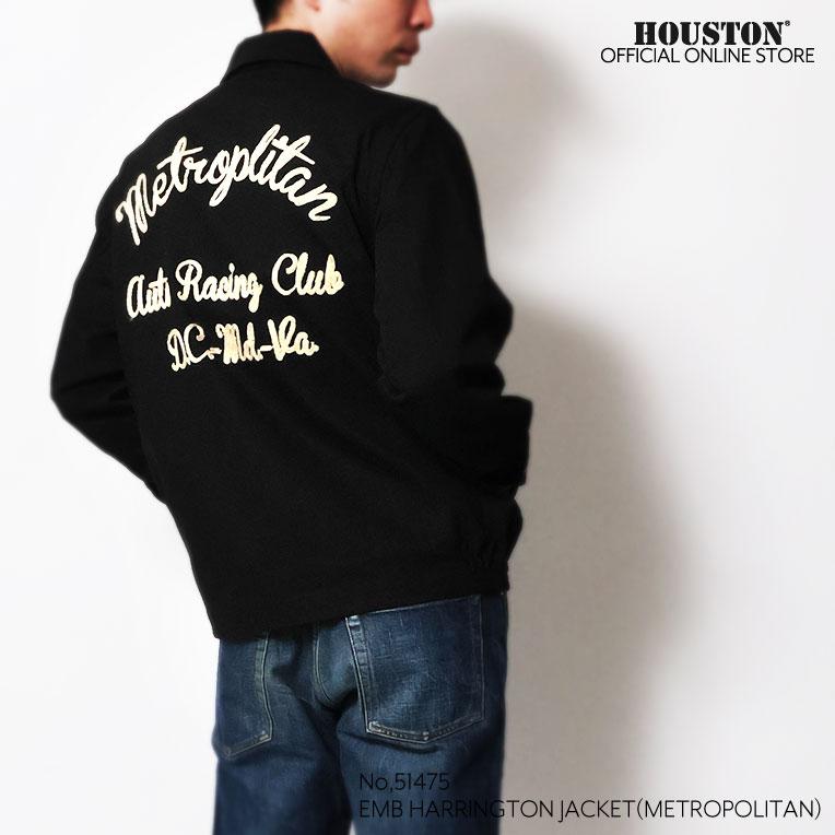 HOUSTON  / ヒューストン 51475 EMB HARRINGTON JACKET(METROPOLITAN)  / 刺繍ハリントンジャケット -全3色- | HOUSTON | 04