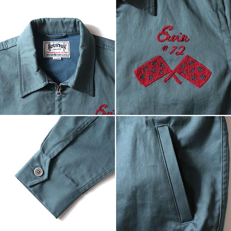 HOUSTON  / ヒューストン 51475 EMB HARRINGTON JACKET(METROPOLITAN)  / 刺繍ハリントンジャケット -全3色- | HOUSTON | 11