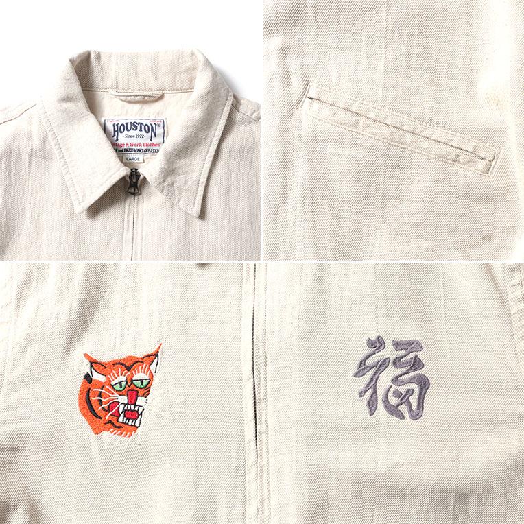 HOUSTON（ヒューストン） 51477 COTTON LINEN VIETNAM JACKET (MAP