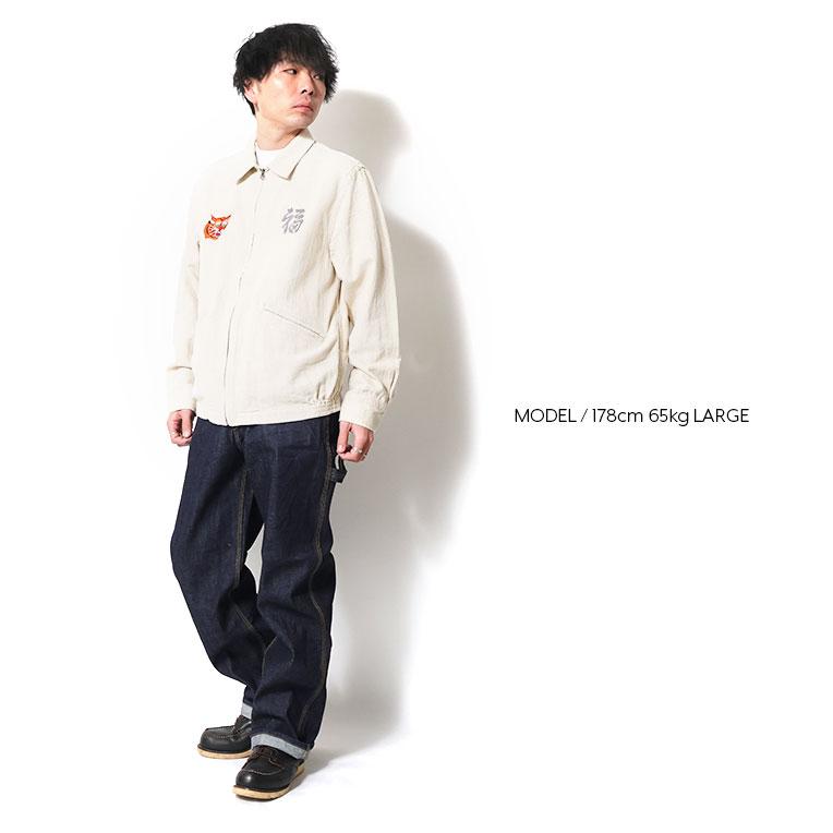 HOUSTON（ヒューストン） 51477 COTTON LINEN VIETNAM JACKET (MAP