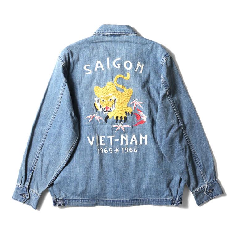 HOUSTON（ヒューストン） 51479 DENIM VIETNAM JACKET (TIGER