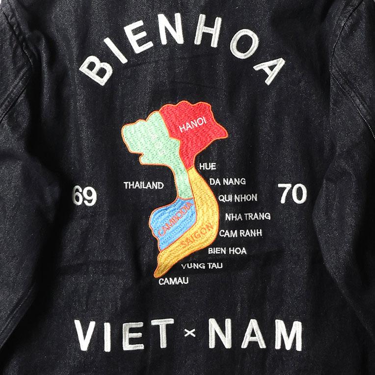 HOUSTON（ヒューストン） 51480 DENIM VIETNAM JACKET (MAP) / デニム 