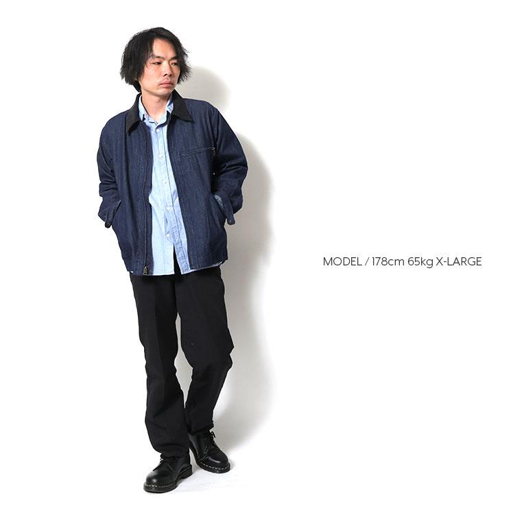 HOUSTON（ヒューストン） 51485 DENIM ZIP WORK JACKET / デニムジップ