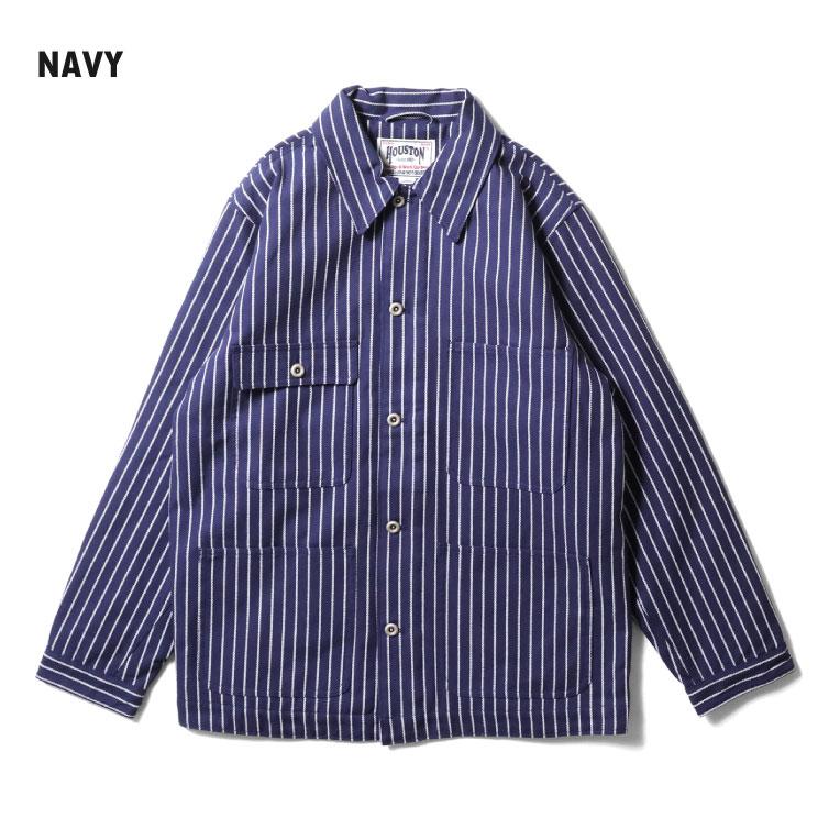 HOUSTON（ヒューストン） 51500 STRIPE VIYELLA COVERALL / ストライプ
