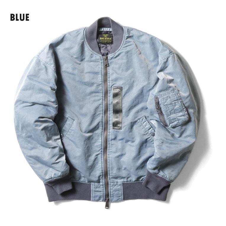 HOUSTON（ヒューストン） 51505 PIGMENT DYE RELAX MA-1 FLIGHT JACKET