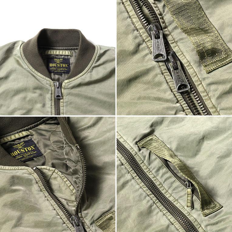 HOUSTON（ヒューストン） 51505 PIGMENT DYE RELAX MA-1 FLIGHT JACKET