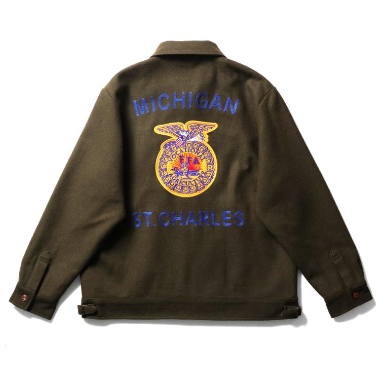 HOUSTON（ヒューストン） 51519 MELTON FFA JACKET / メルトン FFA