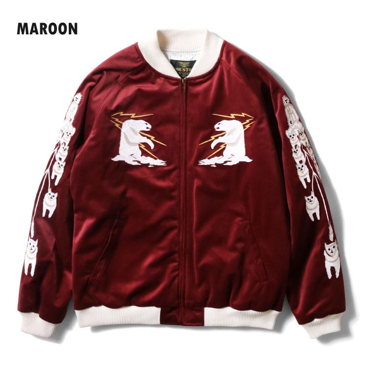 HOUSTON（ヒューストン） 51521 VELVETEEN SOUVENIR JACKET (ALASKA