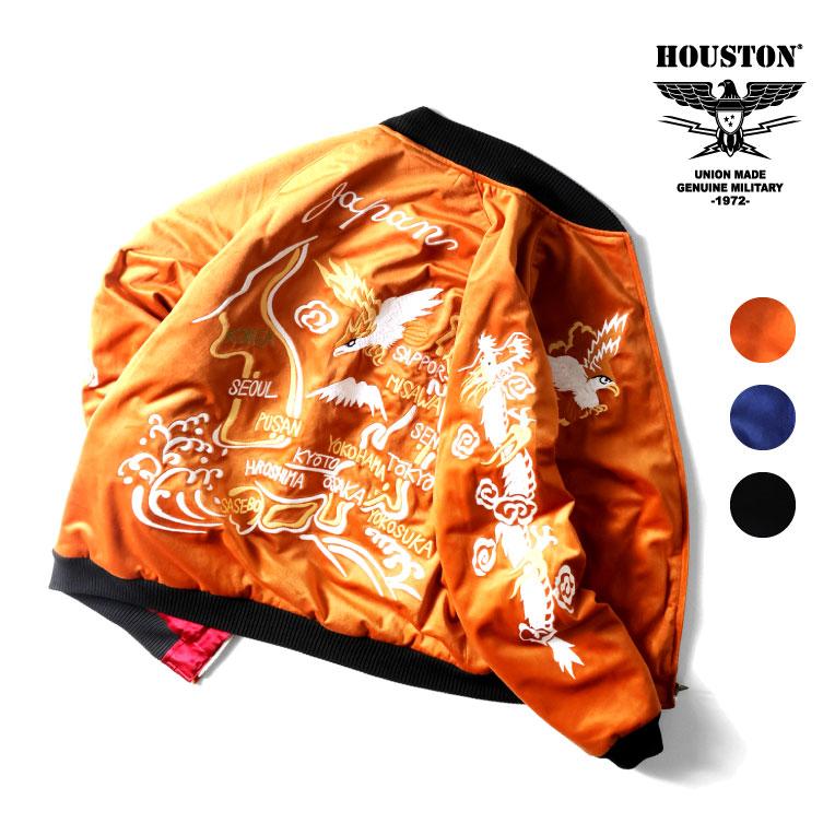 HOUSTON（ヒューストン） 51524 VELVETEEN SOUVENIR JACKET (MAP
