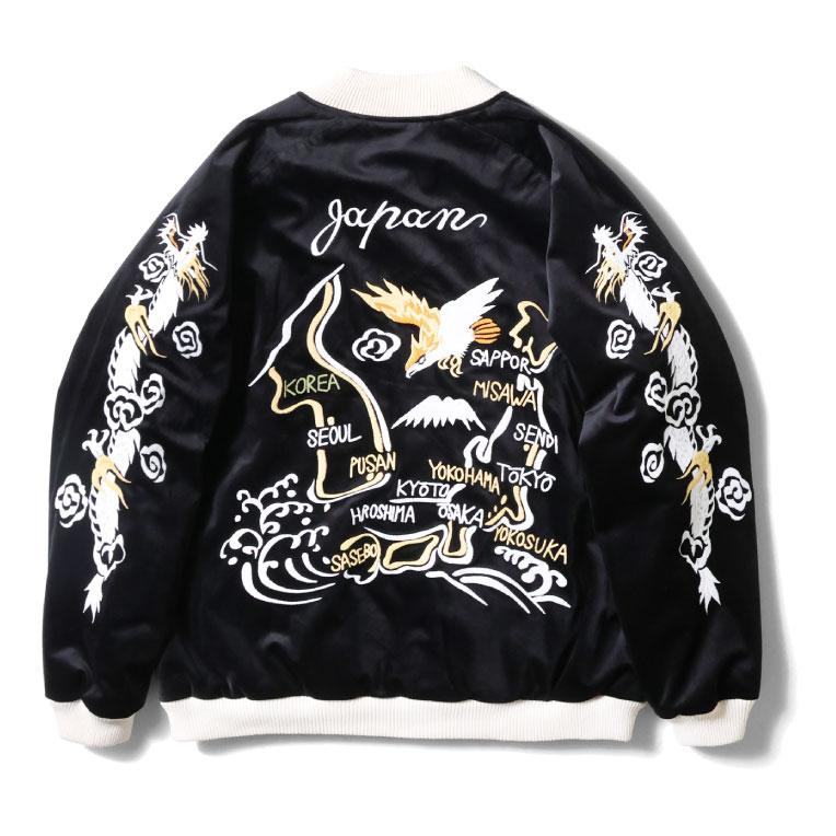 HOUSTON（ヒューストン） 51524 VELVETEEN SOUVENIR JACKET (MAP