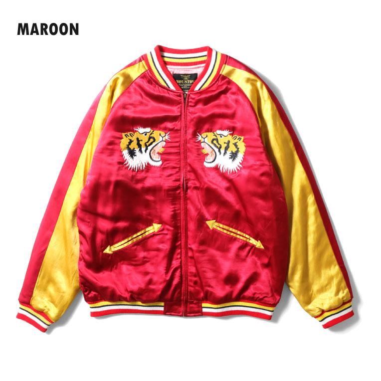 HOUSTON（ヒューストン） 51525 RAYON SOUVENIR JACKET (TIGER