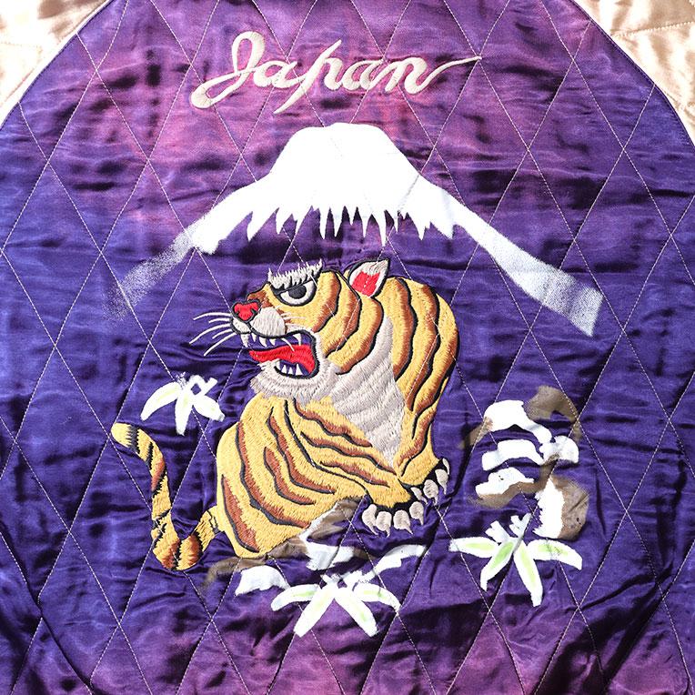 HOUSTON / ヒューストン 51528vw VINTAGE WASH RAYON SOUVENIR JACKET (TIGER) / ビンテージ加工レーヨンスーベニアジャケット -全3色-の画像