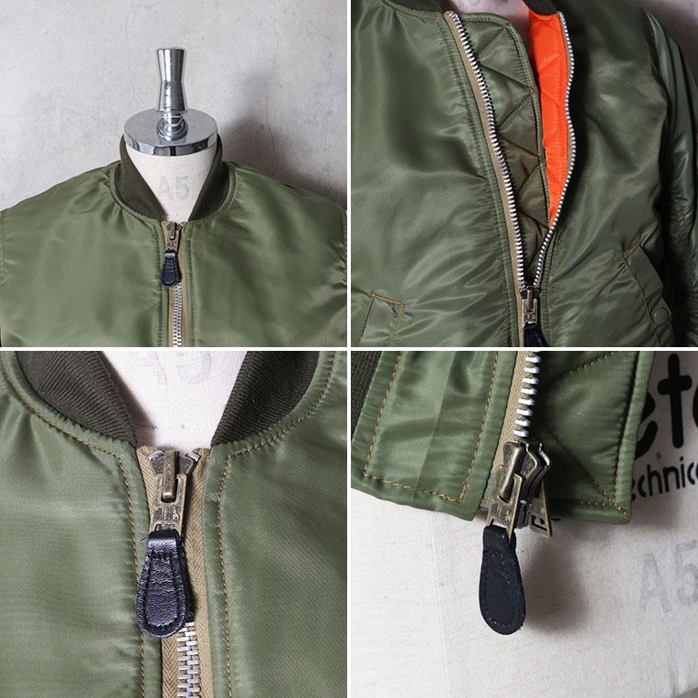 HOUSTON / ヒューストン 51537 MA-1 FIGHT JACKET -type D- / MA-1フライトジャケット Dタイプ -全3色-の画像