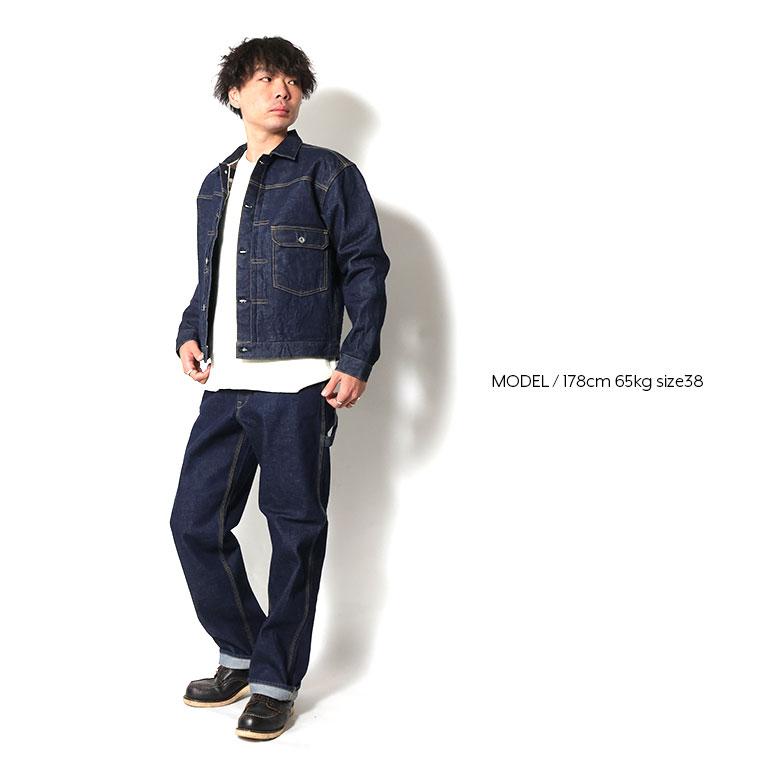 HOUSTON / ヒューストン 51541 TYPE1 BLANKET DENIM JACKET / タイプ1ブランケットデニムジャケット -全1色-の画像