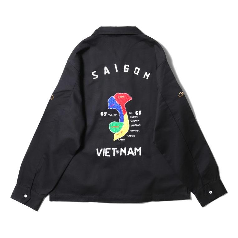 HOUSTON / ヒューストン 51547 HAND EMBROIDERY VIETNAM JACKET / 手刺繍ベトナムジャケット -全1色-の画像