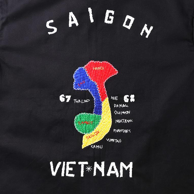 HOUSTON / ヒューストン 51547 HAND EMBROIDERY VIETNAM JACKET / 手刺繍ベトナムジャケット -全1色-の画像