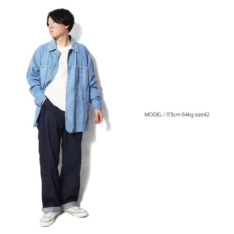 HOUSTON（ヒューストン） 51548 WABASH DENIM RAILROAD COVERALL