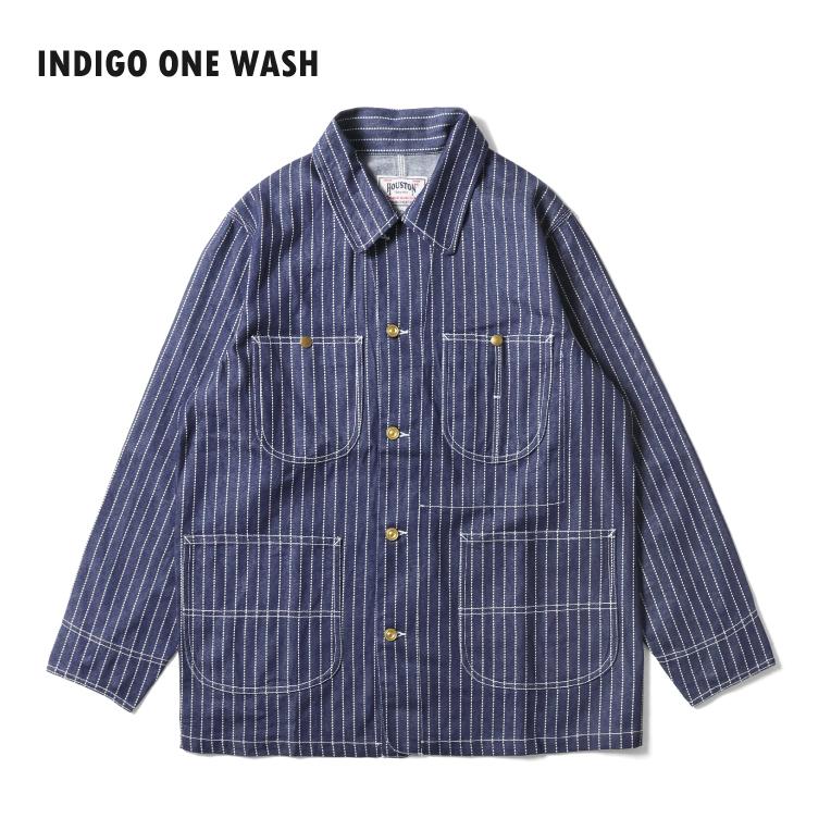 HOUSTON（ヒューストン） 51548 WABASH DENIM RAILROAD COVERALL