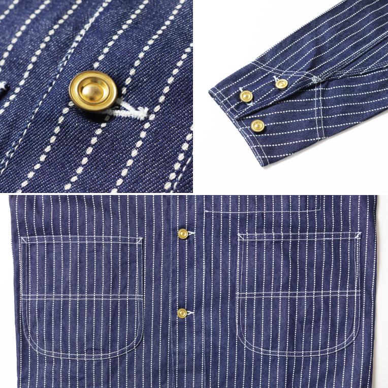 HOUSTON（ヒューストン） 51548 WABASH DENIM RAILROAD COVERALL