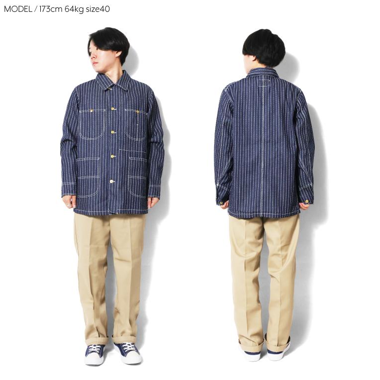 HOUSTON（ヒューストン） 51548 WABASH DENIM RAILROAD COVERALL