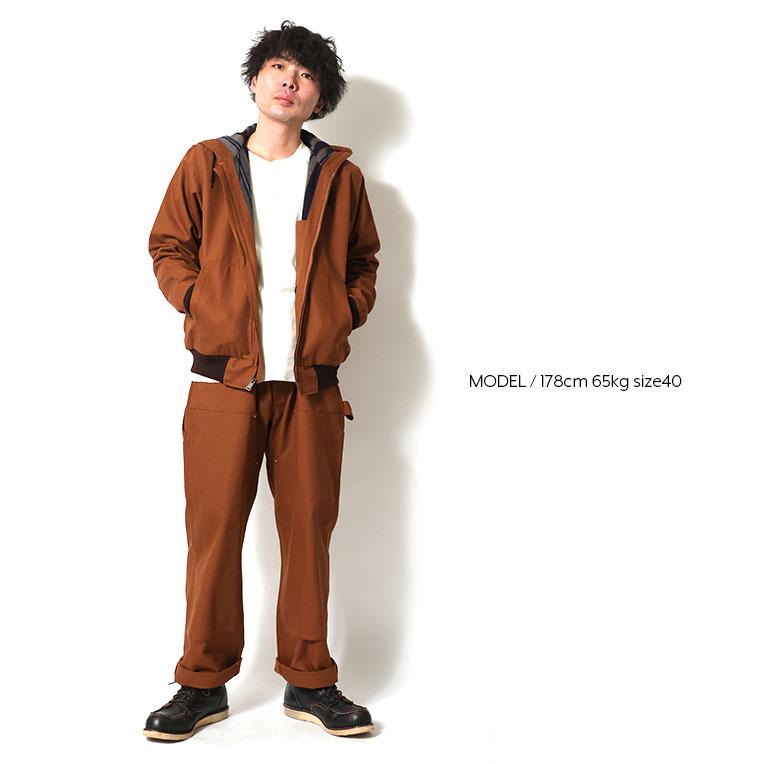HOUSTON（ヒューストン） 51561 DUCK ZIP WORK HOODIE / ダックジップ