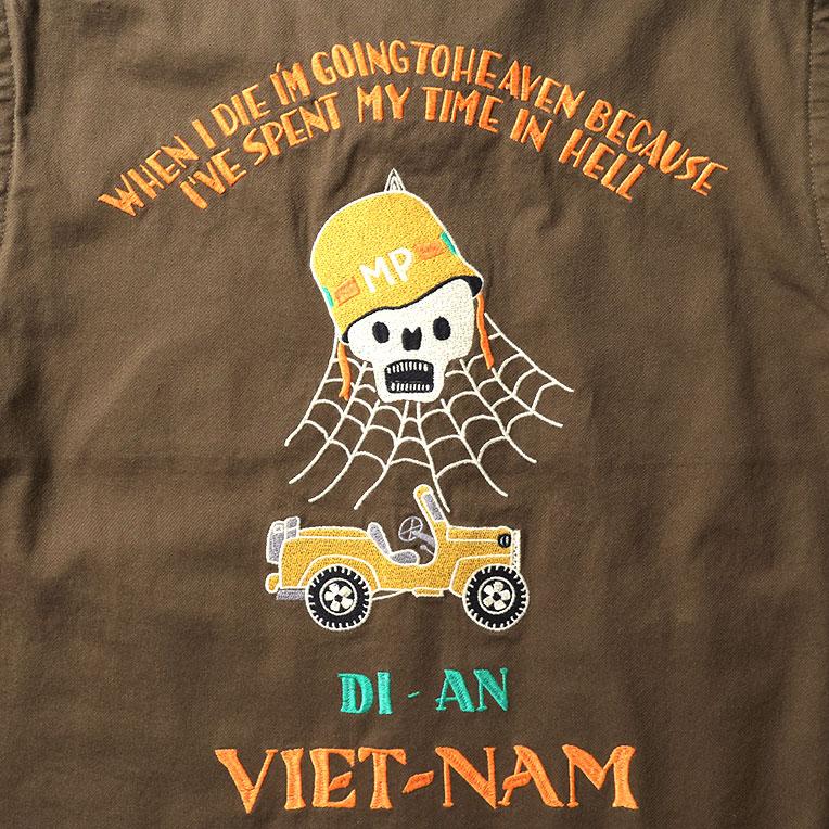 HOUSTON（ヒューストン） 51577 VIETNAM JACKET(SKULL) / ベトナム